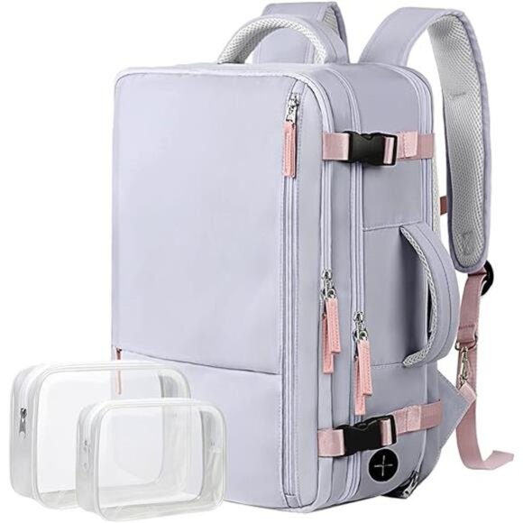 s-l400.jpg Extra Large Travel Backpack for Women as Person Item Flight Approved